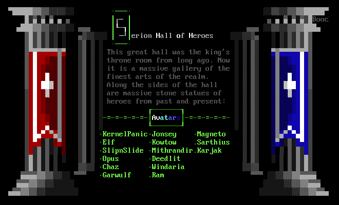 Hall of Heroes ANSI
